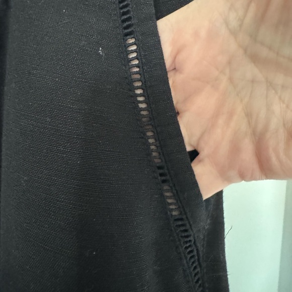 Lane Bryant Black Linen-Blend Pants - Picture 4 of 6